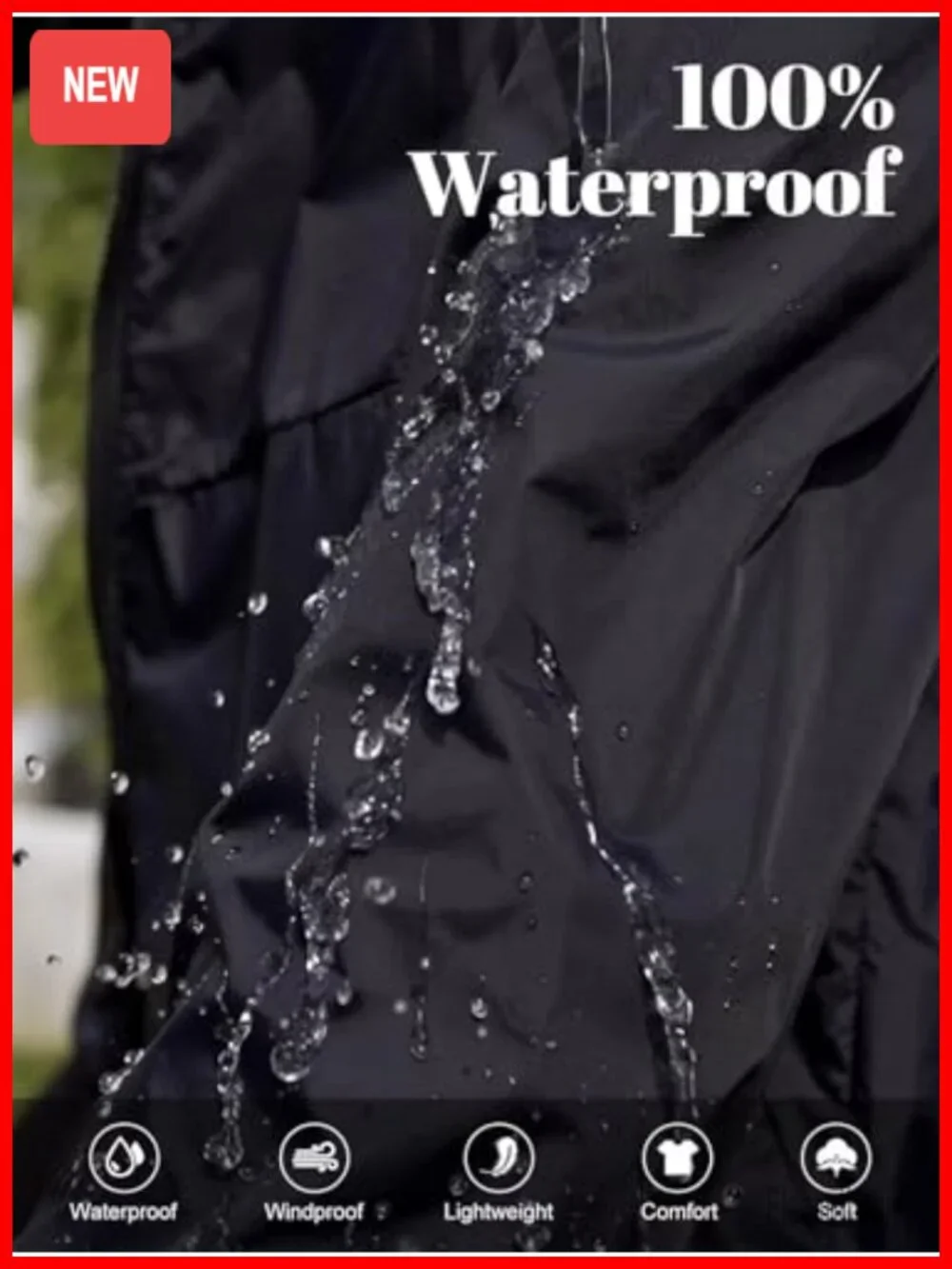 Lightweight Packable Rain Jacket Women Waterproof Windbreaker Outdoor